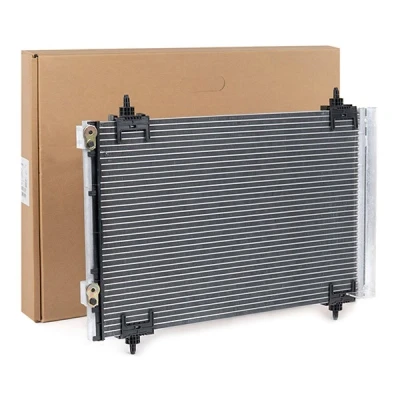 Abbildung von MAHLE ORIGINAL AC 667 000S Klimakondensator mit Trockner 14 11,0 530, 535 PEUGEOT: 308 I Schrägheck, 307 Limousine, Schrägheck kfzteile,