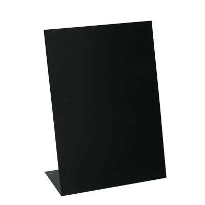 Abbildung von Kreidetafel Tisch Standard Metall A5 Schwarz