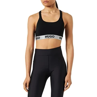 Abbildung von HUGO BRALETTE BH PADDED SPOR mit Logo auf dem Bund