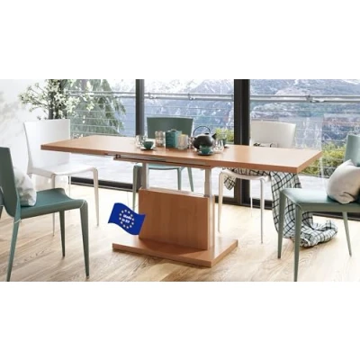 Abbildung von Mazzoni Couchtisch Aston Erle stufenlos höhenverstellbar ausziehbar 120 200cm Esstisch