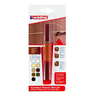 Abbildung von edding Marker 8901 Möbel Reparatur Wachs Set kirschbaum (3er Blister)