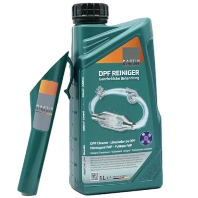 Abbildung von Martin Strauss DPF Reiniger, 1 Liter, 3 Dosierungen für eine Ganzheitliche Dieselpartikelfilter und System Behandlung