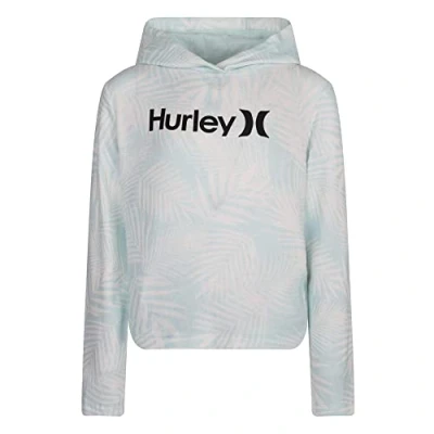 Abbildung von Hurley Mädchen Hrlg Super Soft Hoodie, Blue Mist, 10 años