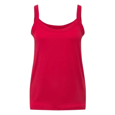 Abbildung von Ulla Popken Spaghetti Top, Damen, Größe: 54/56, Red
