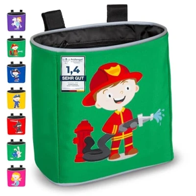 Abbildung von GRINSEZWERGE Kinder Lenkertasche Laufrad Fahrrad Lenker Tasche Fahrradkorb Fahrradtasche Laufradtasche Lenkerkorb Dreirad Scooter Roller Zubehör Kinderfahrrad