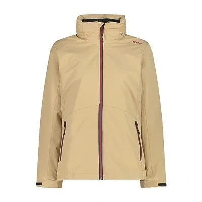 Abbildung von CMP Abnehmbare Kapuze mit Reißverschluss Inn.Jacket Damenjacke, Sesam, L