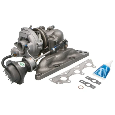 Abbildung von ELSTOCK 91 1727 Turbolader Abgasturbolader, pneumatisch geregeltes Stellelement (Aktuator) mit Dichtungen SMART: City Coupe, Cabrio, Fortwo I Coupe