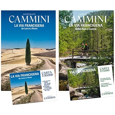 Abbildung von Cammini. La via Francigena dalle Alpi a Roma. Con 2 Carta geografica (Meridiani cammini)