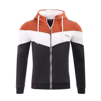 Abbildung von Reslad Sweatjacke, Herren, Größe: Large, Camel anthrazit
