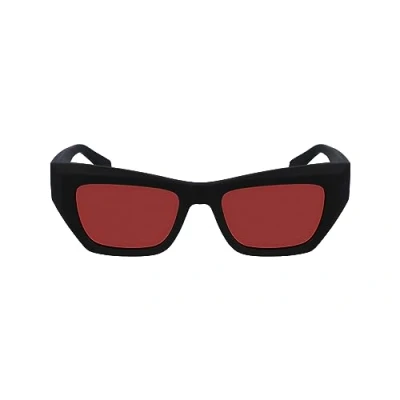 Abbildung von Calvin Klein Unisex Ckj23641s Sonnenbrille, Mattschwarz, Einheitsgröße