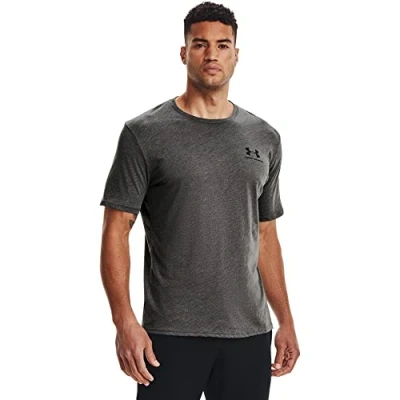 Abbildung von Under Armour Herren Sportstyle Left Chest, komfortables T Shirt für Männer mit Logo auf der linken Brust, Sportshirt loser Passform