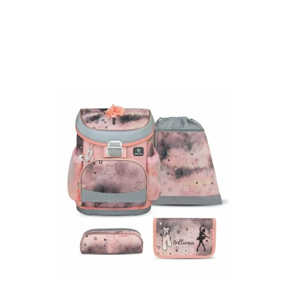 Abbildung von Belmil Mini Fit Schulranzen Set 4 teilig Rose Ballet mit Brustgurt