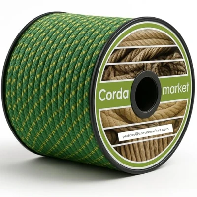 Abbildung von Cordamarket Driza Seil, Unisex, Erwachsene, Unisex CDMKDAV080025, Gelb/grün, 25