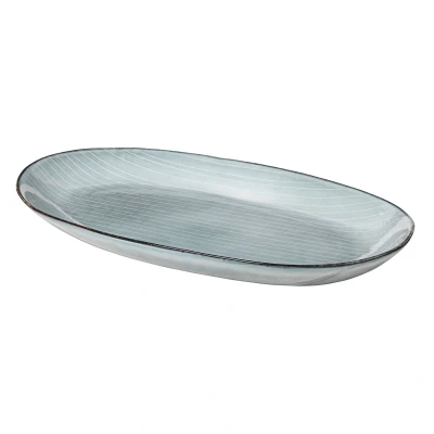 Abbildung von Broste Copenhagen NORDIC SEA Platte oval L 17 x 30 cm