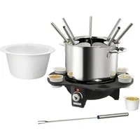 Abbildung von Unold Elektro Fondue &quot;Élégance 48645&quot;, mit sechs Saucen Töpfchen