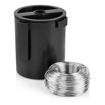 Abbildung von Sicherungsdraht, Draht 0,8 mm in einer Box, für Drillzange, Drahtwirbel, 60 m Rolle, RACEFOXX