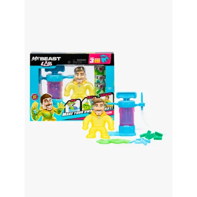 Abbildung von MrBeast LAB Eigene Dehnbare Figur mit Schleimfüllung erschaffen der Kreationen Station, 3 einzigartige Schleimfüllungen, Actionfigur Immer Wieder mischen, befüllen und