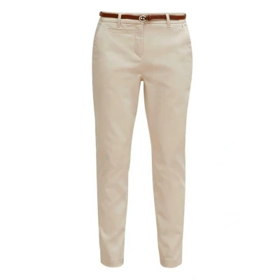 Abbildung von comma Damen 2113036 Hose, 8102 beige, 34