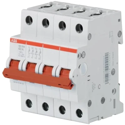 Abbildung von abb entrelec SD204/40 secciónador Schalter 4 Polig 40 A
