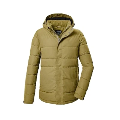Abbildung von killtec Herren Steppjacke mit abzippbarer Kapuze/Funktionsjacke ist wasserabweisend KOW 2 MN QLTD JCKT, blasses oliv, L, 41836 000