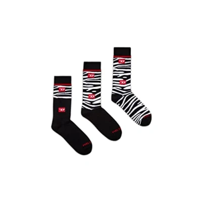 Abbildung von DIESEL Herren Skm ray threepack socken, E6648 0KJAX, M (3er Pack)