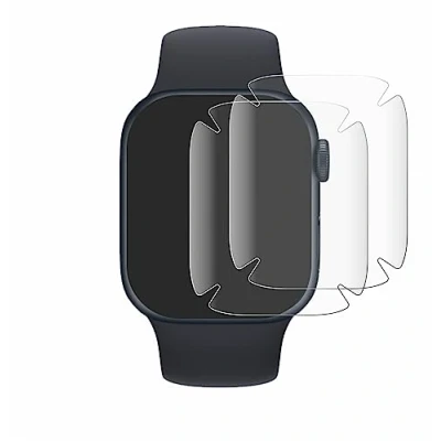 Abbildung von BROTECT 2 Stück Full Cover Schutzfolie für Apple Watch Series 7 (41 mm) Screen Displayschutz Folie [3D Curved, Anti Fingerprint, Kristall Klar]