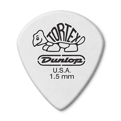Abbildung von JIM DUNLOP Plektrum Tortex White Jazz III 1,50mm 12 Stück
