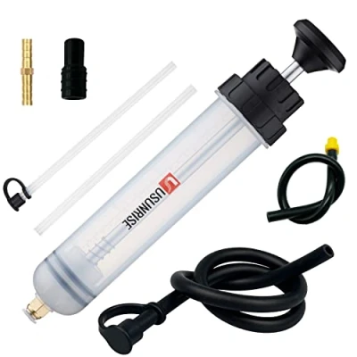 Abbildung von USUNRISE Handpumpe Ölabsaugpistole, Flüssigkeitswechselspritze 200 ml 3 Typ Brandneue Absaugpumpe mit verstärkter Ansaugung für Motor , Getriebe Hinterachsöl und Kühlflüssigkeit