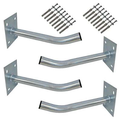 Abbildung von PremiumX 4x Autoreifen Wandhalter 35cm Reifenhalter für Auto Felgen Halterung Reifen Wandhalterung inkl. Montage Schraubensatz