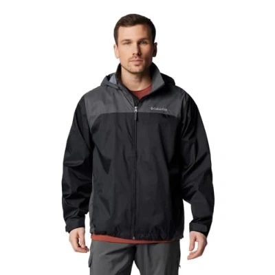 Abbildung von Columbia Herren Glennaker Regenjacke Lake, Schwarz, Grill, L Hoch