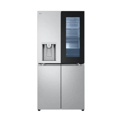 Abbildung von LG GMG861MBAE InstaView SLIM Multi Door, Klasse E, 508 L, Kühlschrank mit Gefrierfach, Eis , Crushed Ice Wasserspender UVnano, Total NoFrost, Smart Inverter Kompressor, Wi Fi, Farbe Metal Sorbet