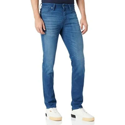Abbildung von Jack &amp; Jones TIM Oliver Jeans Slim Fit, Herren, Größe: 36x34, Blue denim