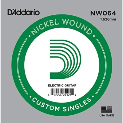 Abbildung von D&#039;Addario NW064 Nickel Einzelsaite für Gitarren 064&#039; (7th 8th)