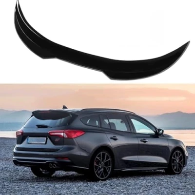 Abbildung von Auto ABS Spoiler Flügel Heckspoiler für Ford Focus Mk4 Wagon/Kombi 2019 2021, Heckklappenspoiler Dachschwanz Rall Trunk Lip