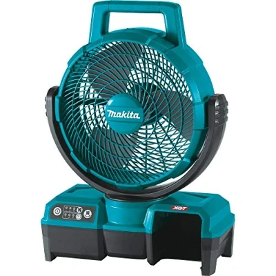 Abbildung von Makita CF001GZ, Haushalts Lamellenlüfter, Schwarz, Blau, Flur, 23,5 cm, 8,2 m3/h, 90