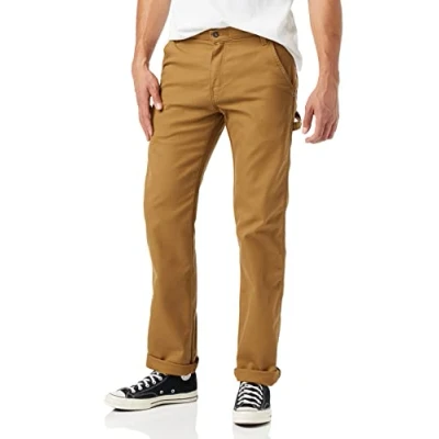 Abbildung von Dickies Trousers for Men, Duck Carpenter Pants, Regular Fit, Brown Duck, 34W/34L