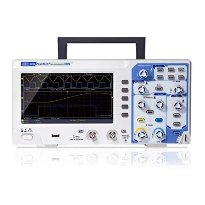 Abbildung von PeakTech P 1335 20 MHz 2 Kanal Digital Speicher Oszilloskop mit USB Schnittstelle, 15 W, 240 V