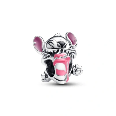 Abbildung von Pandora Disney Stitch Birthday CAKE Charm, Damen, Größe: One Size, Sterling silver