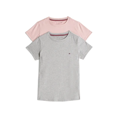 Abbildung von Tommy Hilfiger Underwear T Shirt 2P CN TEE SS (Packung, 2 tlg., 2er Pack) mit Logostickerei