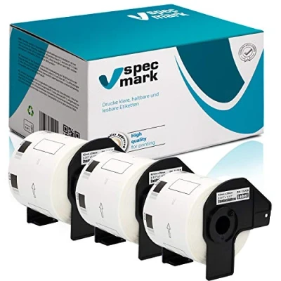 Abbildung von specmark 3 Rollen Einzeletiketten kompatibel mit Brother DK 11209 62mm x 29mm 800 Stück Etiketten für allen QL Etikettendruckern 570 700