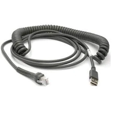 Abbildung von Datalogic 5 m USB2.0 A USB Kabel (USB A, männlich/männlich, Schwarz)