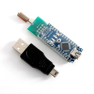 Abbildung von nanoCUL USB Stick FTDI CC1101 868MHz FW 1.67 FHEM iobroker CCU / CCU2 CCU3 CUL 868 + Adapter