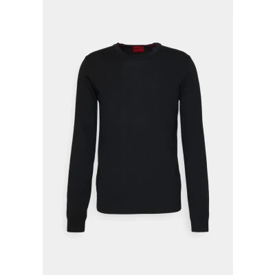 Abbildung von HUGO SAN Cedric Strickpullover, Herren, Größe: XXL, Black