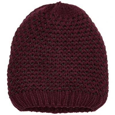 Abbildung von maximo Mädchen Beanie mit Lurex, Mütze, Violett (Cassis 77), (Herstellergröße: 55/57)