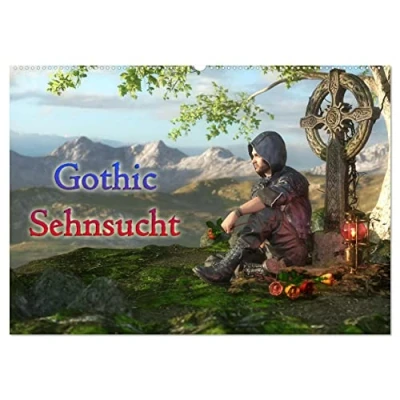 Abbildung von Gothic Sehnsucht (Wandkalender 2025 DIN A2 quer), CALVENDO Monatskalender