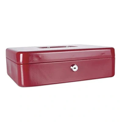 Abbildung von DONAU 5234001PL 04 Geldkassette, extra groß, 300 x 90 240 mm, rot