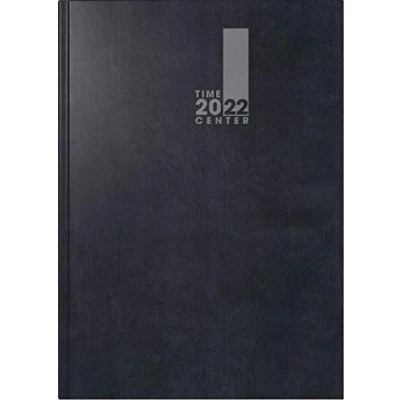 Abbildung von BRUNNEN 1072621902 Monatskalender/Buchkalender, 2022, 2 Seiten = 1 Monat, Blattgröße 14,8 x 21 cm, A5, Baladek Einband schwarz