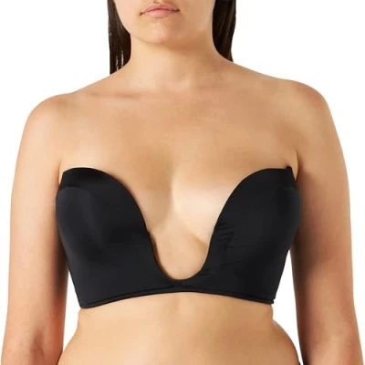 Abbildung von Wonderbra Damen ULTIMATE Plunge Push Up BH mit tiefem Ausschnitt , Braschwarz, 70C