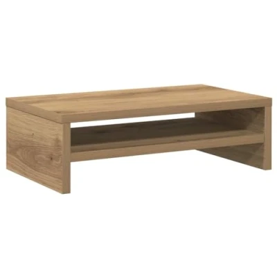 Abbildung von vidaXL Monitorständer Artisan Eiche 42x24x13 cm Holzwerkstoff Monitorständer, (1 tlg)
