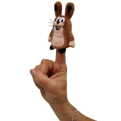Abbildung von Fingerpuppe Hase 10cm, aus den Geschichten mit dem kleinen Maulwurf